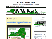 Tablet Screenshot of nysaferesolutions.com